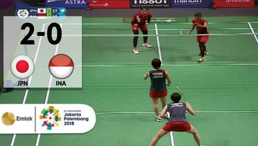 JPN v THA - Badminton Ganda Putri: Della-Rizki v Yuki/Sayaka - Highlight | Asian Games 2018