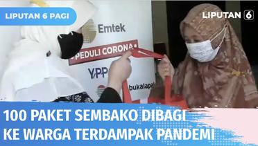 Emtek Peduli Corona Bersama YPP Bagikan 100 Paket Sembako ke Warga di Jakarta Selatan | Liputan 6