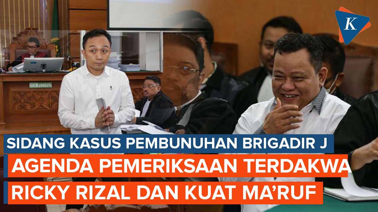 Ricky Rizal dan Kuat Maruf Diperiksa Sebagai Terdakwa Hari Ini - Kompascom