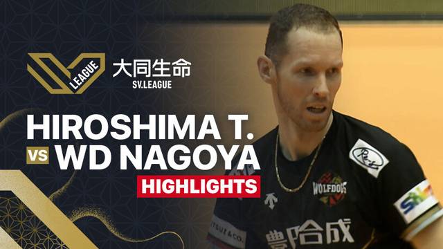Hiroshima Thunders vs Wolfdogs Nagoya - Highlights | Men's SV League 2025