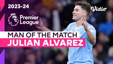 Aksi Man of the Match: Julian Alvarez | Man City vs Burnley | Premier League 2023/24