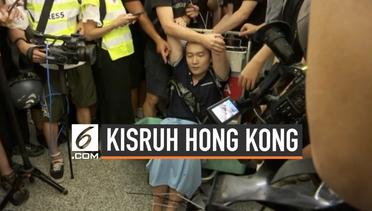Diduga Agen China, Pria Diikat Demonstran Hong Kong