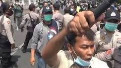 Demo Penolakan Omnibuslaw Ricuh Depan Gedung Negara Grahadi Surabaya