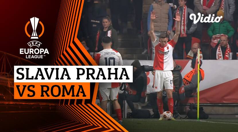 Slavia Praha vs Roma Livescore and Live Video - Europa League