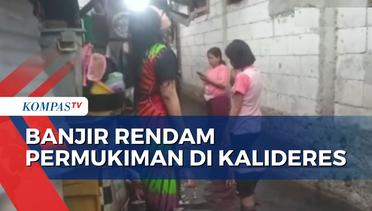 Banjir Setinggi 60 Cm Rendam Permukiman Padat Penduduk di Kalideres, Jakarta Barat