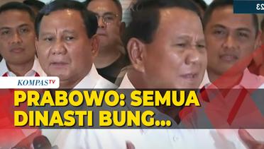 Prabowo Tanggapi Soal Isu Politik Dinasti: Jangan Cari Negatif, Saya Juga Dinasti!