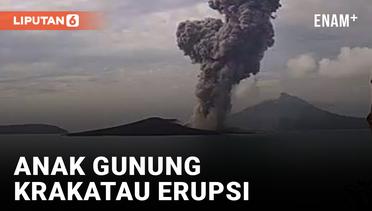 Anak Gunung Krakatau Erupsi, Masyarakat Diimbau Tidak Mendekat