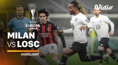 Highlight - AC Milan vs Lille I UEFA Europa League 2020/2021