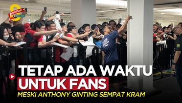 Anthony Ginting Tetap Luangkan Waktu untuk Fans Meski Sempat Kram di Indonesia Open 2023