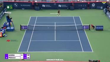 Match Highlights | Camila Giorgi 2 vs 1 Jessica Pegula | WTA Omnium Banque Nationale 2021
