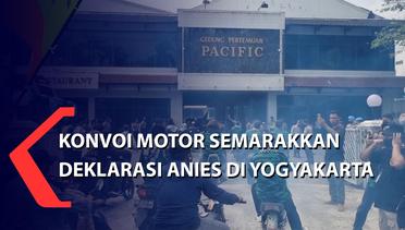 Konvoi Motor Semarakkan Deklarasi Anies di Yogyakarta
