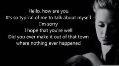 Adele - Hello (Official Lyrics Video) HD