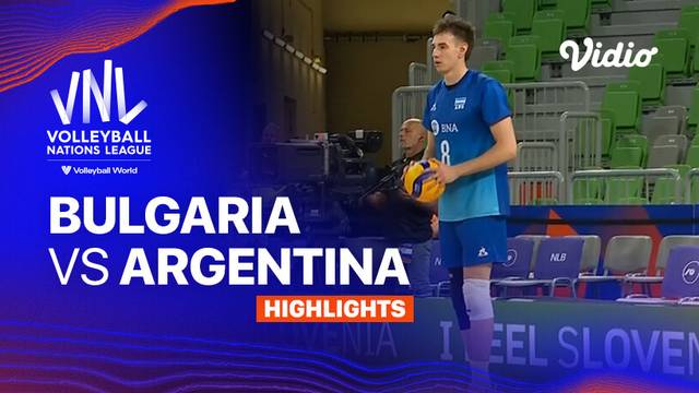 Bulgaria vs Argentina - Highlights | Men's Volleyball Nations League 2024