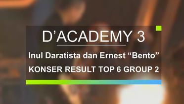 Inul Daratista dan Ernest - Bento (D’Academy 3 Konser Result Top 6 Group 2)