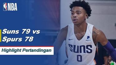 NBA | Cuplikan Pertandingan : Suns 79 vs Spurs 78 | Summer League 2019