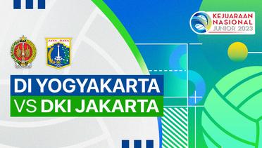 Putra: DI Yogyakarta vs DKI Jakarta - Full Match | Kejurnas Junior 2023