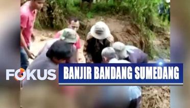 Dua Orang Meninggal Tertutup Lumpur Akibat Banjir Bandang di Sumedang