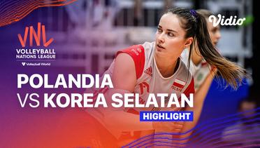 Match Highlights | Polandia vs Korea Selatan | Women’s Volleyball Nations League 2023