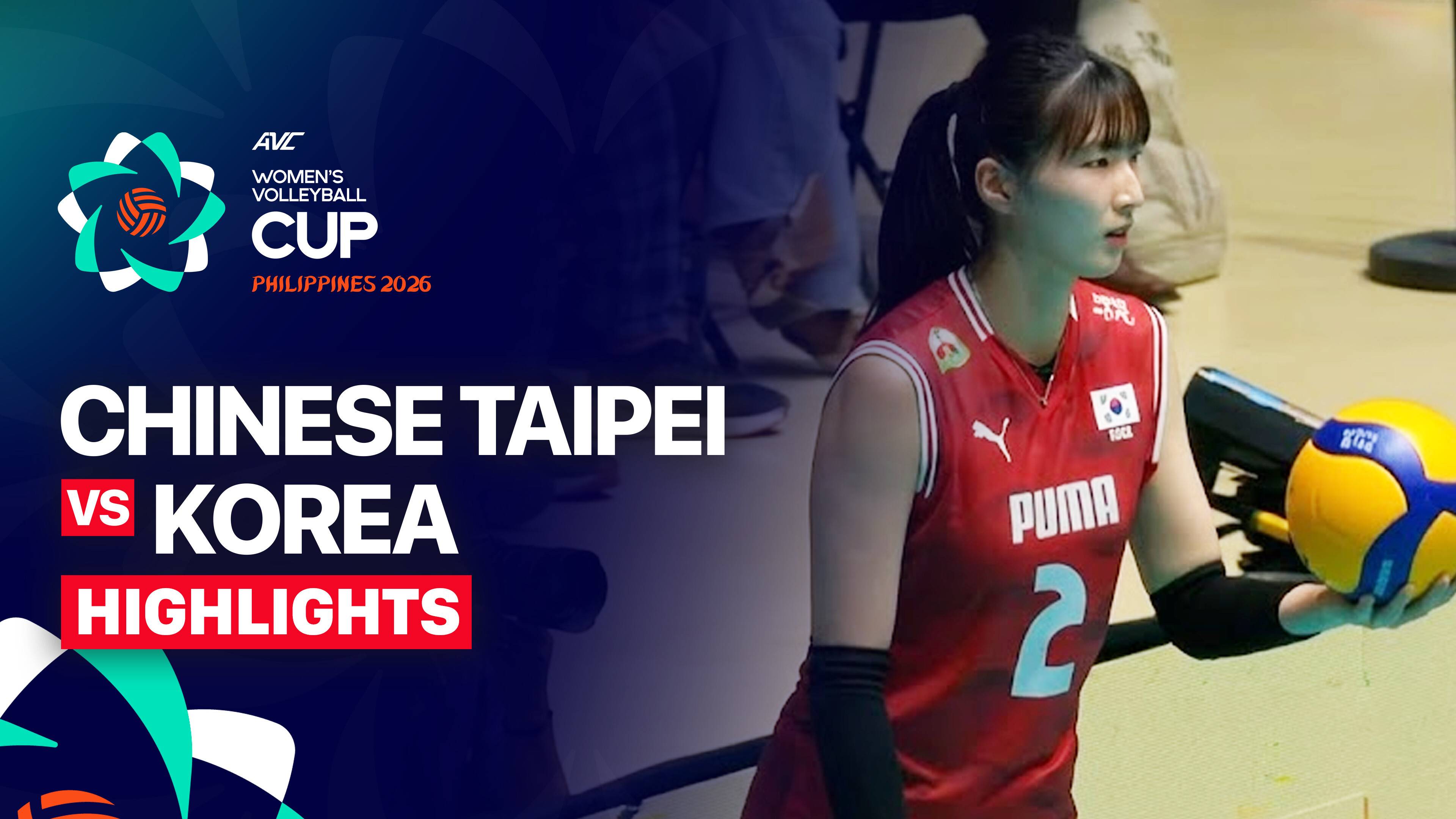 Chinese Taipei vs South Korea