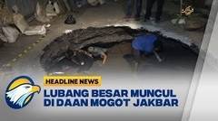 Lubang Besar di Daan Mogot Jakbar Ganggu Aktivitas Jalan