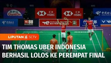Tim Thomas Cup Indonesia Lolos ke Perempat Final Setelah Taklukkan India | Liputan 6