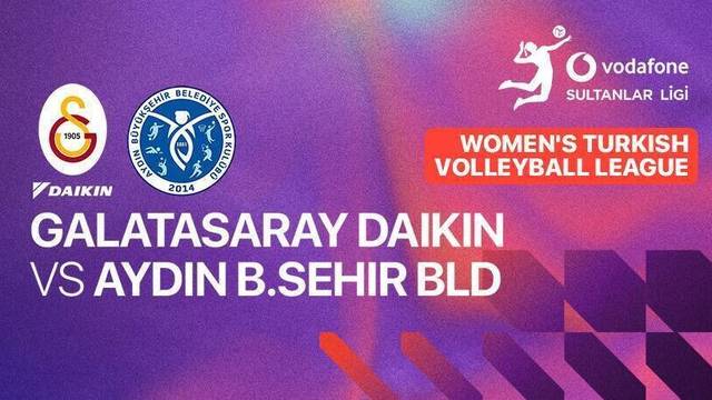 Galatasaray Daikin vs Aydin B.Sehir Bld - Full Match | Turkish Women's Volleyball League 2025/26