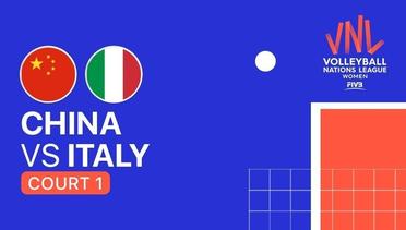 Full Match | VNL WOMEN'S - China vs Italy | Volleyball Nations League 2021