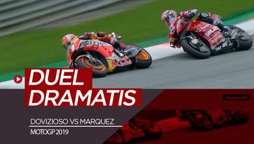 Kemenangan Dramatis Dovizioso atas Marquez di MotoGP Austria