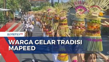 Wujud Rasa Syukur, Warga di Denpasar Bali Gelar Tradisi Mapeed