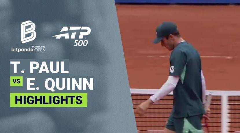 Tommy Paul vs Ethan Quinn - Round 1 | ATP 500: bitpanda Hamburg Open 2026