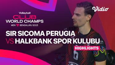 Semifinal: Sir Sicoma Perugia (ITA) vs Halkbank Spor Kulubu (TUR) - Highlights | FIVB Men's Club World Champs 2023