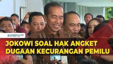 Jokowi Respons soal Hak Angket Dugaan Kecurangan Pemilu