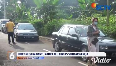 Umat Muslim Bantu Atur Lalu Lintas Sekitar Gereja