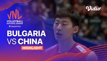 Match Highlights | Bulgaria vs China | Men’s Volleyball Nations League 2023