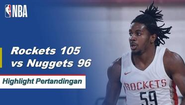 NBA I Cuplikan Pertandingan : Rockets 105 vs Nuggets 96 | Summer League 2019