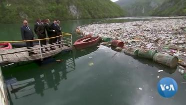 Bosnian River Overflows with Garbage