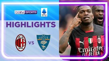 Match Highlights | Milan vs Lecce | Serie A 2022/2023