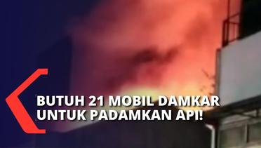 Menjalar ke 10 Rumah, Kebakaran di Taman Sari Jakarta Butuh 21 Mobil Damkar untuk Padamkan Api