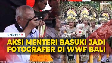 Aksi Menteri Basuki Jadi Fotografer di Acara Bali Street Carnival WWF Bali