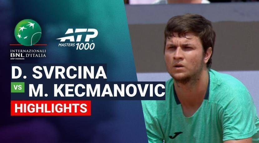 Dalibor Svrcina vs Miomir Kecmanovic - Round 1 (Pietrangeli) | ATP 1000: Internazionali BNL d'Italia 2026