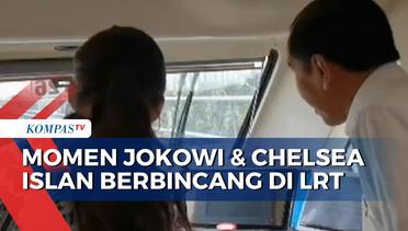 Presiden Jokowi & Chelsea Islan Berbincang Ketika Mencoba LRT Jabodebek! Apa yang Dibicarakan?
