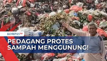 Menggunung hingga 5 Meter, Pedagang Protes Tumpukan Sampah di Pasar Kemiri Muka Depok!