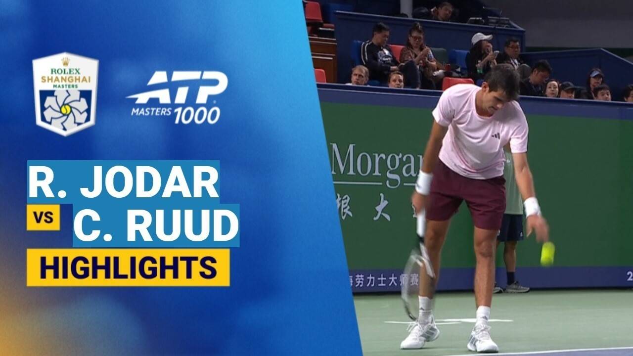 Rafael Jodar vs Casper Ruud - Quarterfinal | ATP 1000: Rolex Shanghai Masters 2026