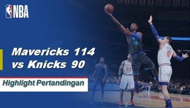 NBA I Cuplikan Hasil Pertandingan :  Mavericks 114 vs Knicks 90