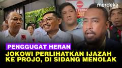 Reaksi Heran Penggugat, Jokowi Perlihatkan Ijazah ke Projo di Sidang Ogah Buka-bukaan