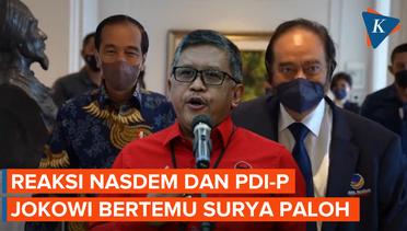 Reaksi Positif Nasdem di Pertemuan Jokowi-Surya Paloh di Istana, hingga Peringatan PDI-P