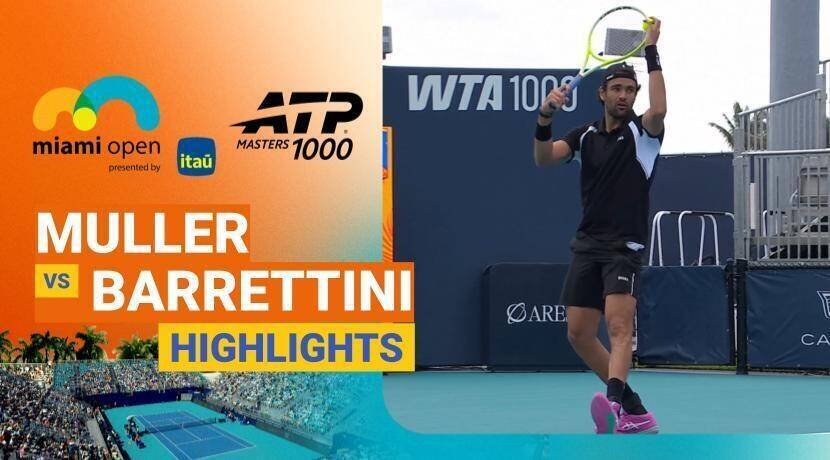Alexandre Muller vs Matteo Berrettini - Round 1 (Butch Buchholz) | ATP 1000: Miami Open Presented by Itau 2026