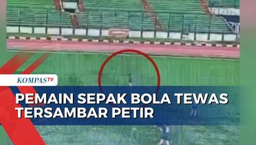 Pria Tewas Tersambar Petir saat Bermain Sepak Bola di Stadion Siliwangi Bandung