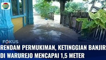 Banjir Rendam Permukiman, Ketinggian Banjir di Desa Warurejo Capai 1,5 Meter | Fokus