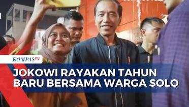 Momen Presiden Jokowi Malam Tahun Baruan di Solo, Warga Heboh Minta Foto
